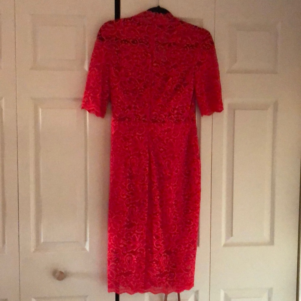 Red Lace Dtess - Picture 5 of 6